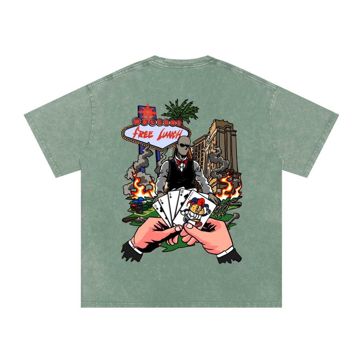Free Lunch Casino Tee